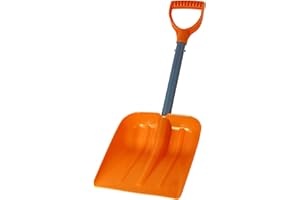 ERA GROUP ERA EZ-Traxion Car Snow Shovel — Portable Snow Removal Tool, Orange