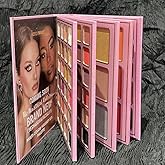 78-Color Professional Makeup Palette Book, Multi-Color Eyeshadow, Highlighter, Blush, Lipstick Set with Glitter, Matte, Pearl Finishes,Portable Travel Full-Function Kit