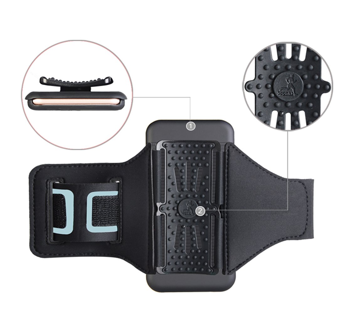 Samsung Galaxy S7 Edge Armband, Egrace Sports Armband With Holster Case For Workouts Exercise (S7edge)