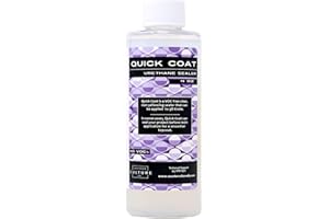 Counter Culture DIY Clear Quick Coat Sealer for Resin Art, 4 oz Bottle Epoxy Supplies for Coating & Casting, Tumblers, Keychains, Jewelry, Outdoor Sign Waterproofing, No VOC (4 oz)
