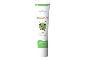 KidScents Slique Toothpaste by Young Living - 4 oz Tube - Gentle Dental Care for Kids - Premium Essential Oils - Citrus-Mint Flavor - Fights Plaque Removes Buildup and Stains - Fluoride and SLS Free