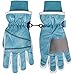 SimpliKids Boys Waterproof 3M Thinsulate Winter Ski & Snowboard Gloves, L,Blue