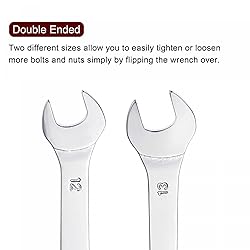 uxcell Thin Open End Wrench, 12mm x 13mm Metric