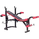 Hammer Hantelbank Bermuda XT Pro - Multifunktion Bis 150kg, Mit Latzug