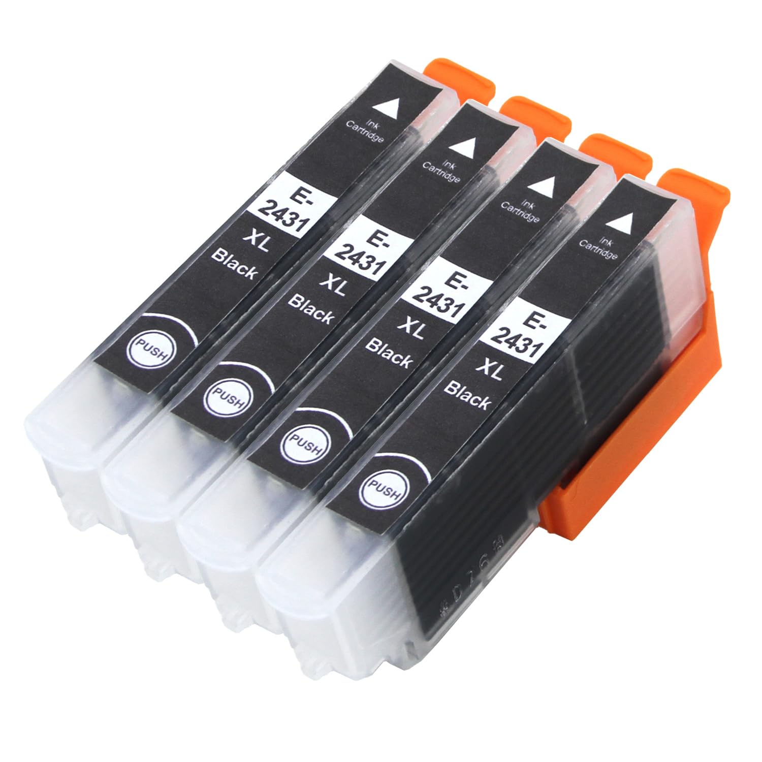 Go Inks Compatible 24XL Black Ink Cartridge – 4 Pack XL Multipack replaces T2431 for Epson Expression XP-55, XP-65, XP-750, XP-760, XP-850, XP-860, XP-950, XP-960, XP-970-12ml