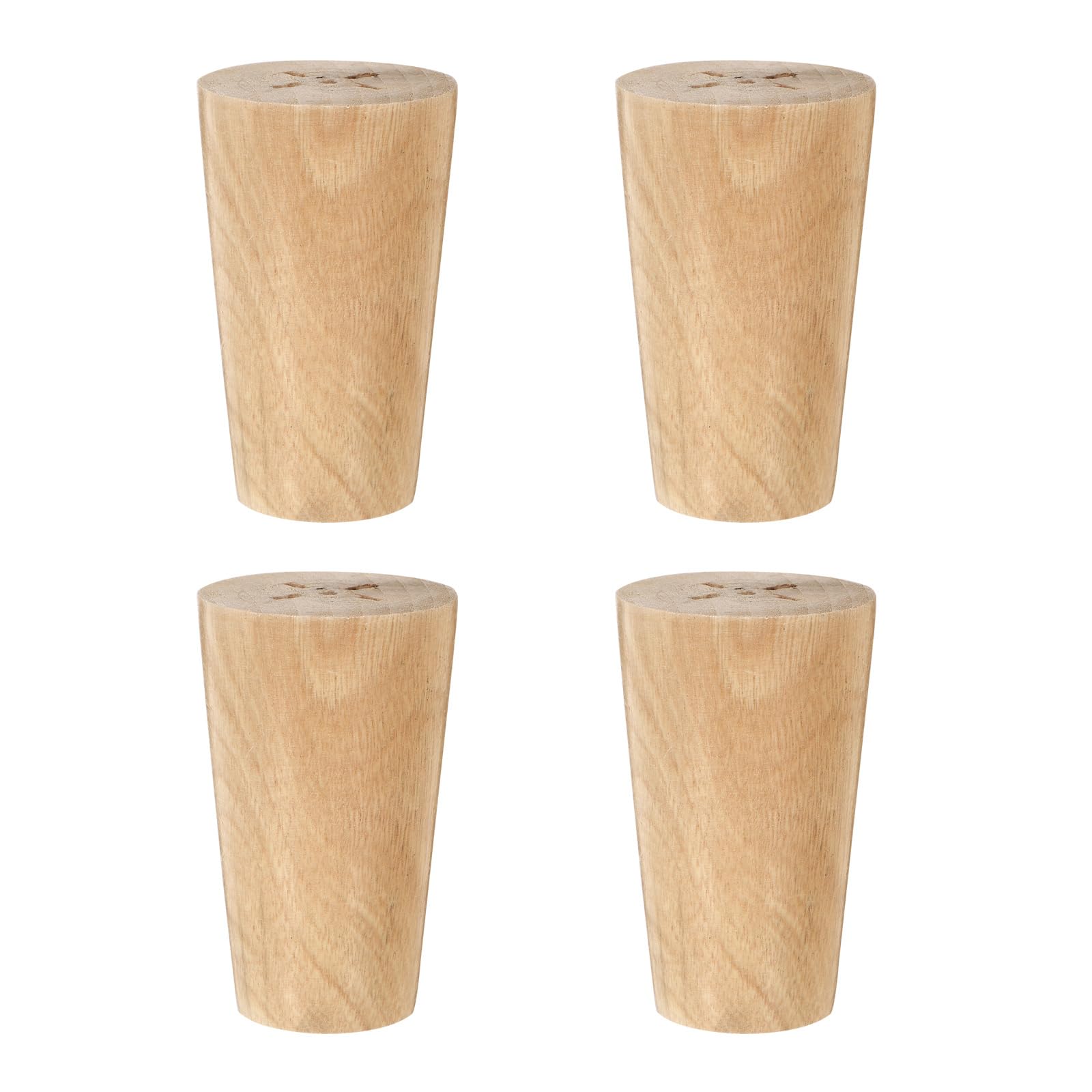 Hemobllo 4pcs Sofa Legs Buns Kitchen Cabinets Replacement Furniture Legs Cabinet Bun Legs Armchair Replacement Legs Foot Furniture Feet Solid White Wooden Feet
