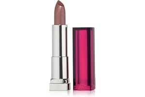 Maybelline Color Sensational Lipstick, Lip Makeup, Cream Finish, Hydrating Lipstick, On The Mauve, Mauve ,1 Count