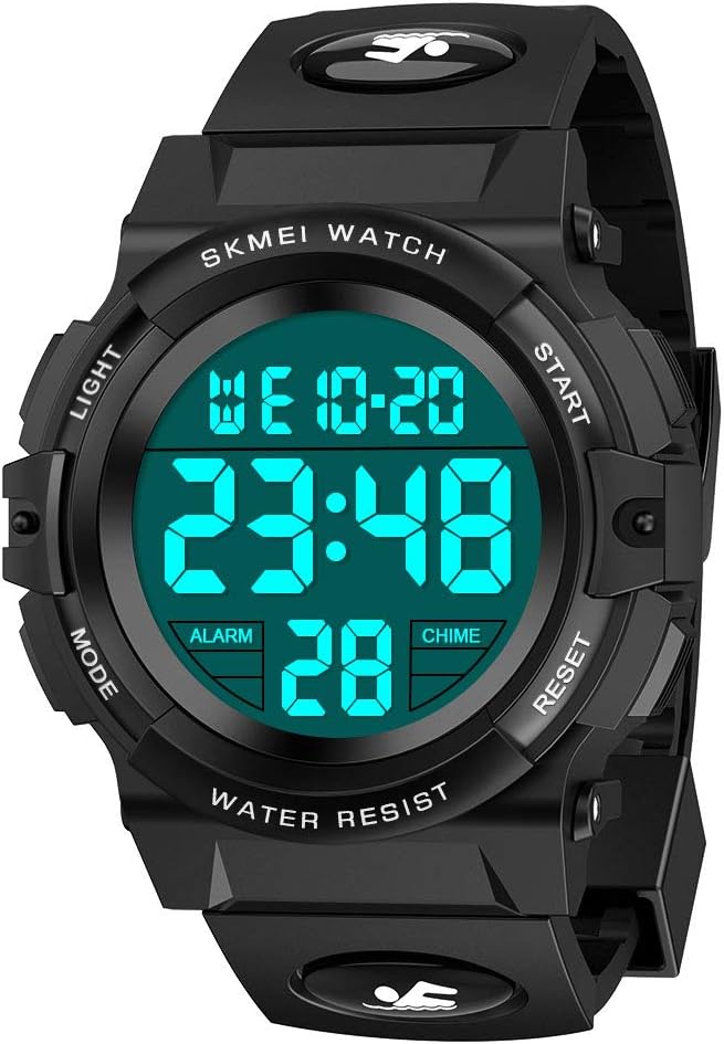 Boy Watches Ages 5-12, Waterproof Outdoor Sport Digital Wrist Watches Toys for 6-12 Year Old Boys Gifts for 5-12 Year Old Boys Girls Teen Teenage Christmas Xmas Stocking Stuffers Stocking Fillers