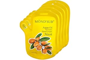 MOND'SUB 5 Pair of Argan Oil Hand Mask, Hydrating Hands Mask, Deep Conditioning Mask, Intense Repair for Those with Dry, Callus, Chap,Darkness and Pigmentation, Best Hydration Hand Treatment Masque- Men Women