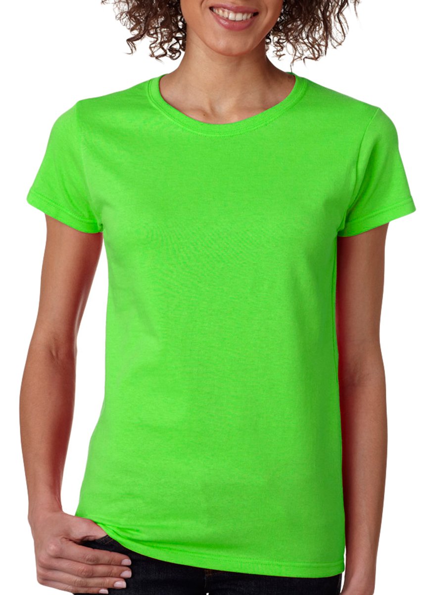 Gildan Women's Heavy Crewneck Cap Sleeve