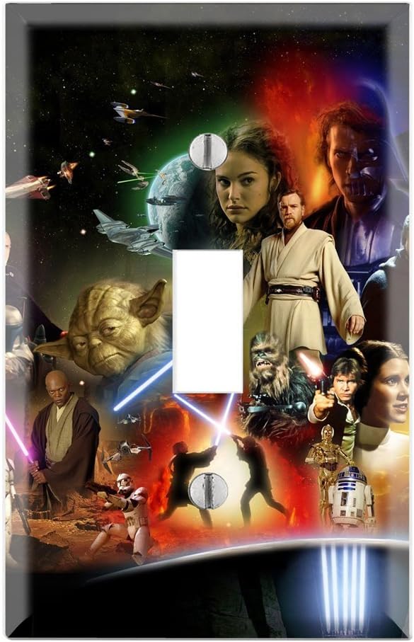 Single Toggle Wall Switch Cover Plate Decor Wallplate - Star Wars