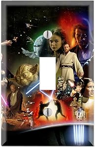 Single Toggle Wall Switch Cover Plate Decor Wallplate - Star Wars