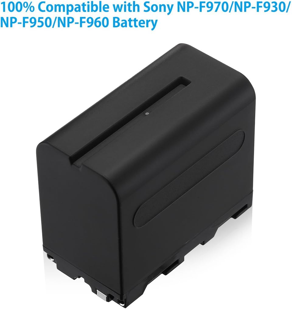 Powerextra 2 Pack Replacement Sony NP-F970 Battery Compatible with Sony DCR-VX2100, DSR-PD150, DSR-PD170, FDR-AX1, HDR-AX2000, HDR-FX1, HDR-FX7, HDR-FX1000, HVL-LBPB, HVR-HD1000U, HVR-V1U, HVR-Z1P : Home Audio & Theater