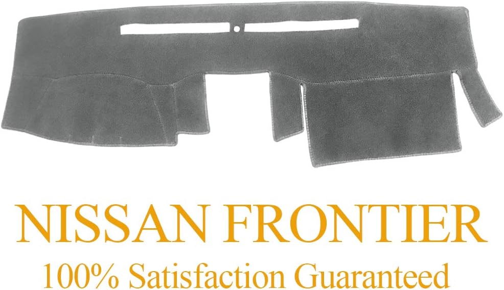 Yiz Dashboard Cover Dash Cover Mat Pad Carpet Custom Fit for Nissan Frontier 2007-2018 (Gray) Y66