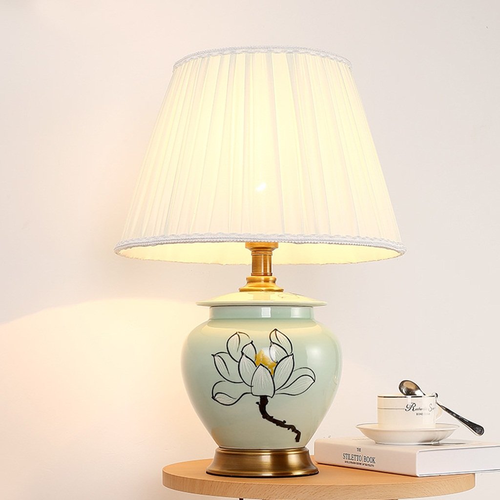 F8954 Farbe : Schalter &Leselicht Keramik Tischlampe, hervorragende