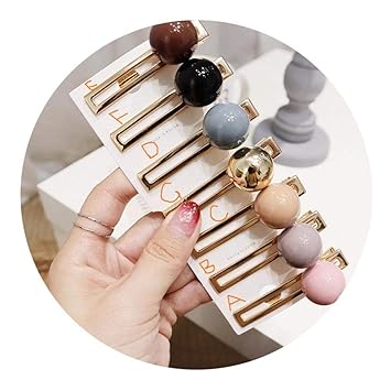 Amazon Com 2019 New 1 Pcs Big Pearl Hair Clips For Women Fashion