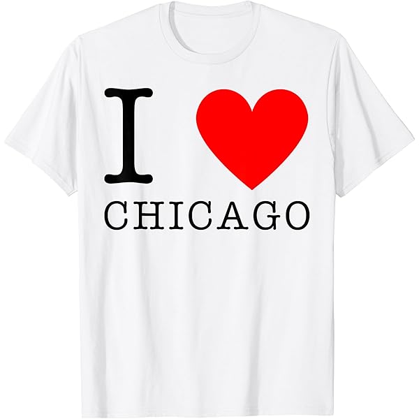 ◇ILLIGO◇ Signature Heart Color Block T-Shirt Mint Amazon.com: I Heart Chicago - I Love Chicago T-Shirt