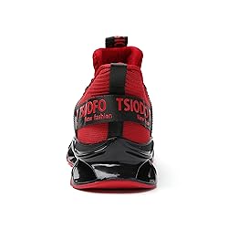 wanhee Running Shoes for Men Sneakers Red Size 12