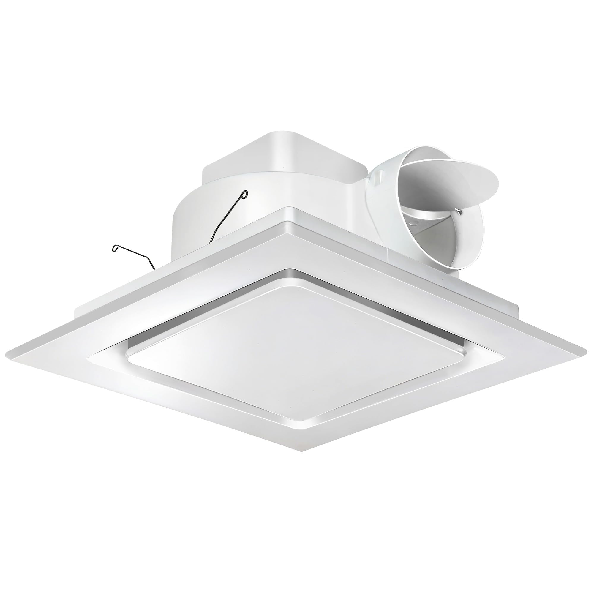 Photo 1 of Orsong Bathroom Exhaust Fan 10" Panel Ultra Quiet without Light(8x8 Mount), 110CFM, 4" Duct for Bathroom/Garage/Home