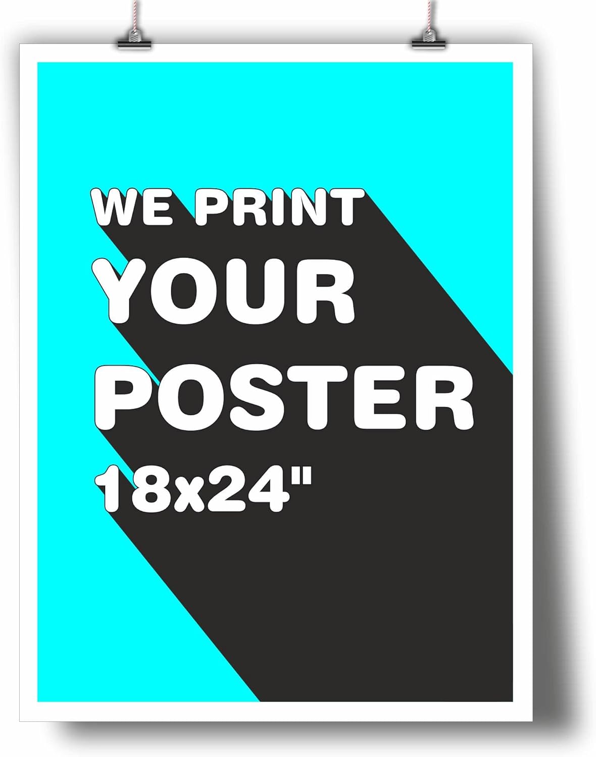Wall Décor - Customizable poster 18x24 - Upload images - Get a Full Color Photo Quality Print | Posters Printing Service - Create Your Own Personalized Poster