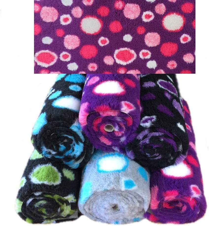 PnH Veterinary Bedding ® CIRCLES NON SLIP DOG BED WHELPING FLEECE