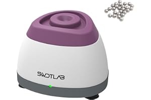 SWDTLAB Mini Vortex Mixer, Lab Vortex Shakers Speed 3500rpm with Touch Function LED Indicator Vortex Paint Mixer for Nail Polish Ink Eyelash Adhesives Test Tubes Vortex Mixing and Acylic Paint Purple
