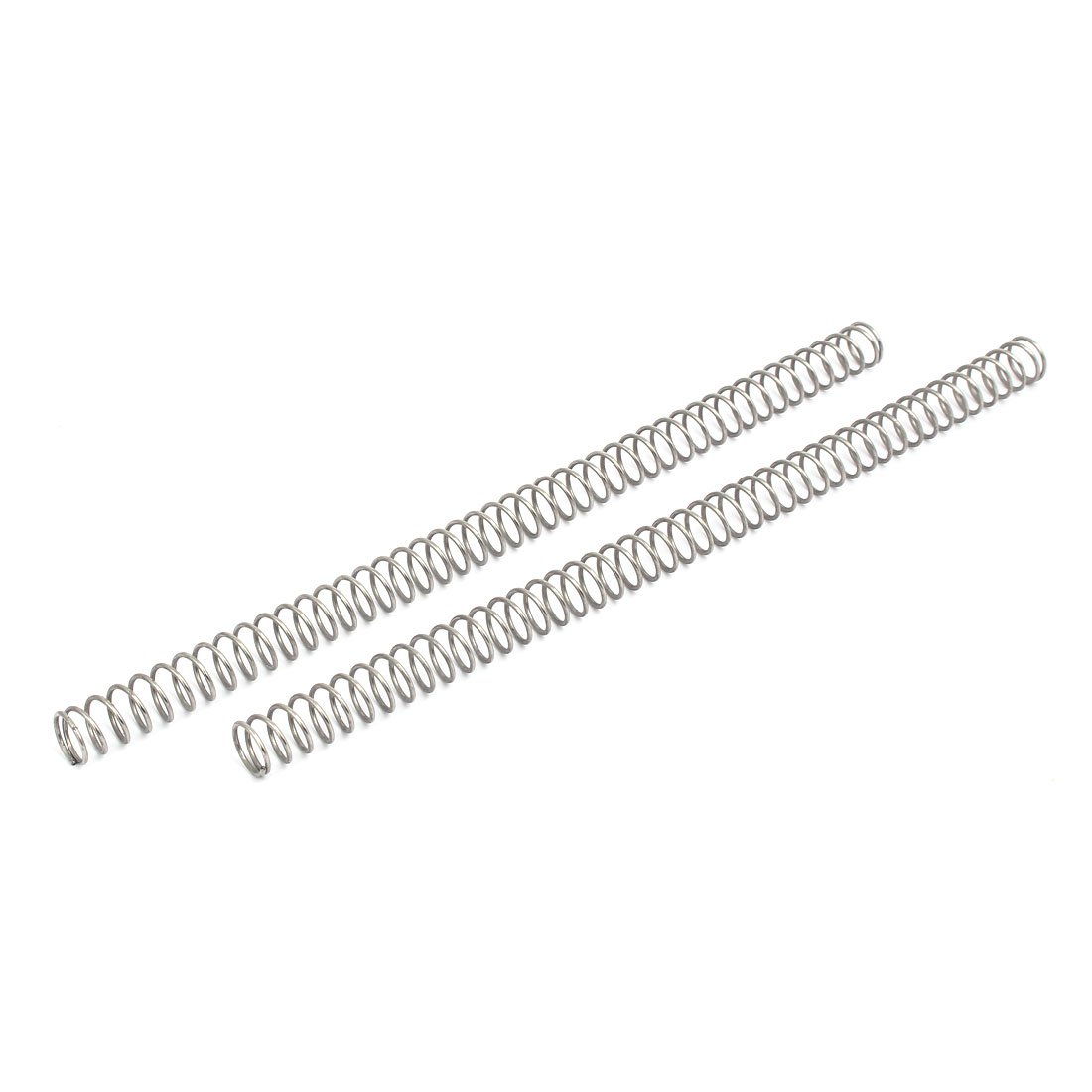 sourcingmap Compression Spring,304 Stainless Steel,16mm OD,1.5mm Wire Size,305mm Free Length,Silver Tone,2Pcs
