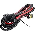 O-NEX HID Relay Harness 40A 12V 35W/55W Heavy Duty Universal for H1 H3 H7 H10 H11 9005 9006 9145 5202 880 Xenon HID Battery Wiring Kit