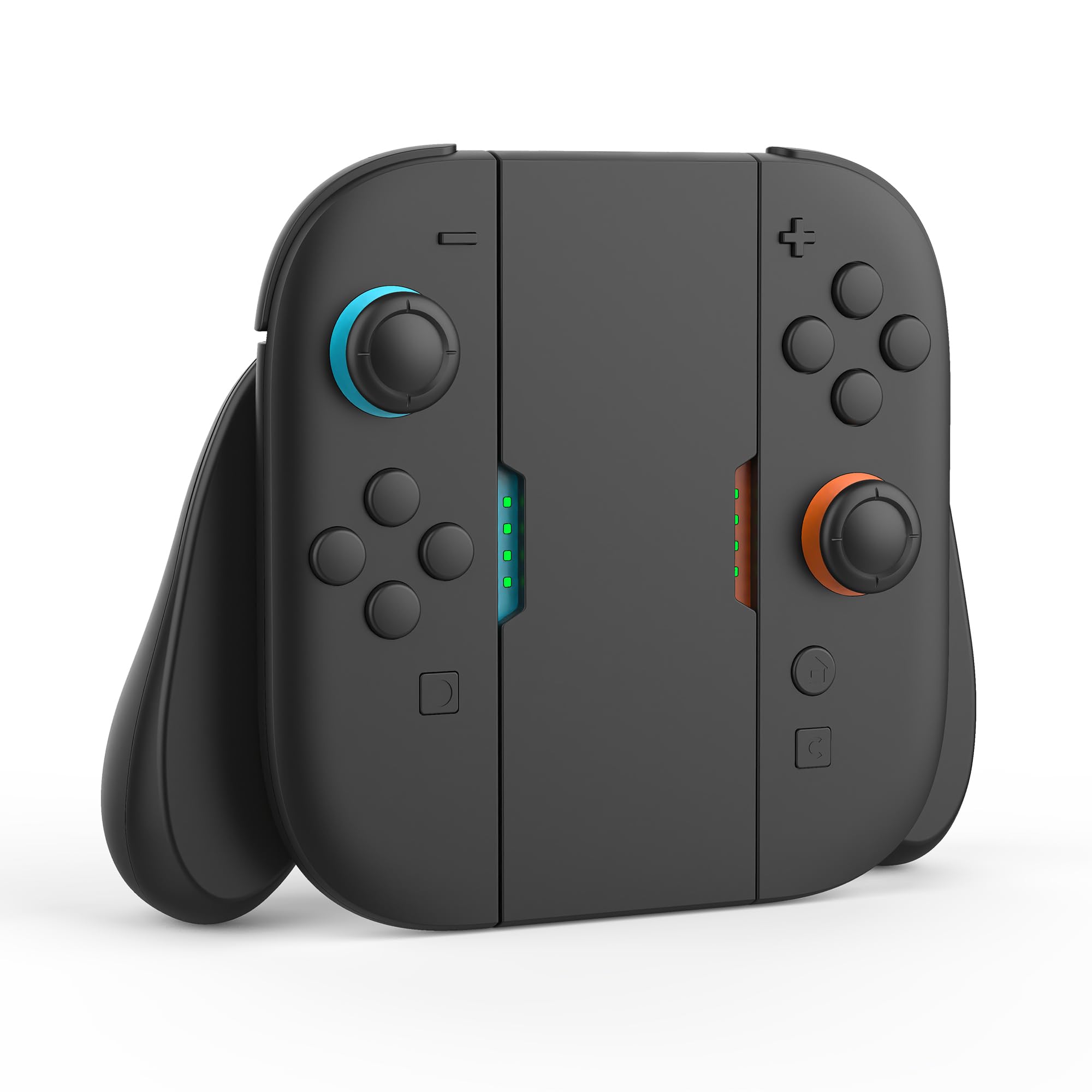 ZMBESUP Joy-Con Grip for Nintendo Switch 2, Ergonomic Comfort Grips - Standard Controller Holder for Handheld Mode -(Black)