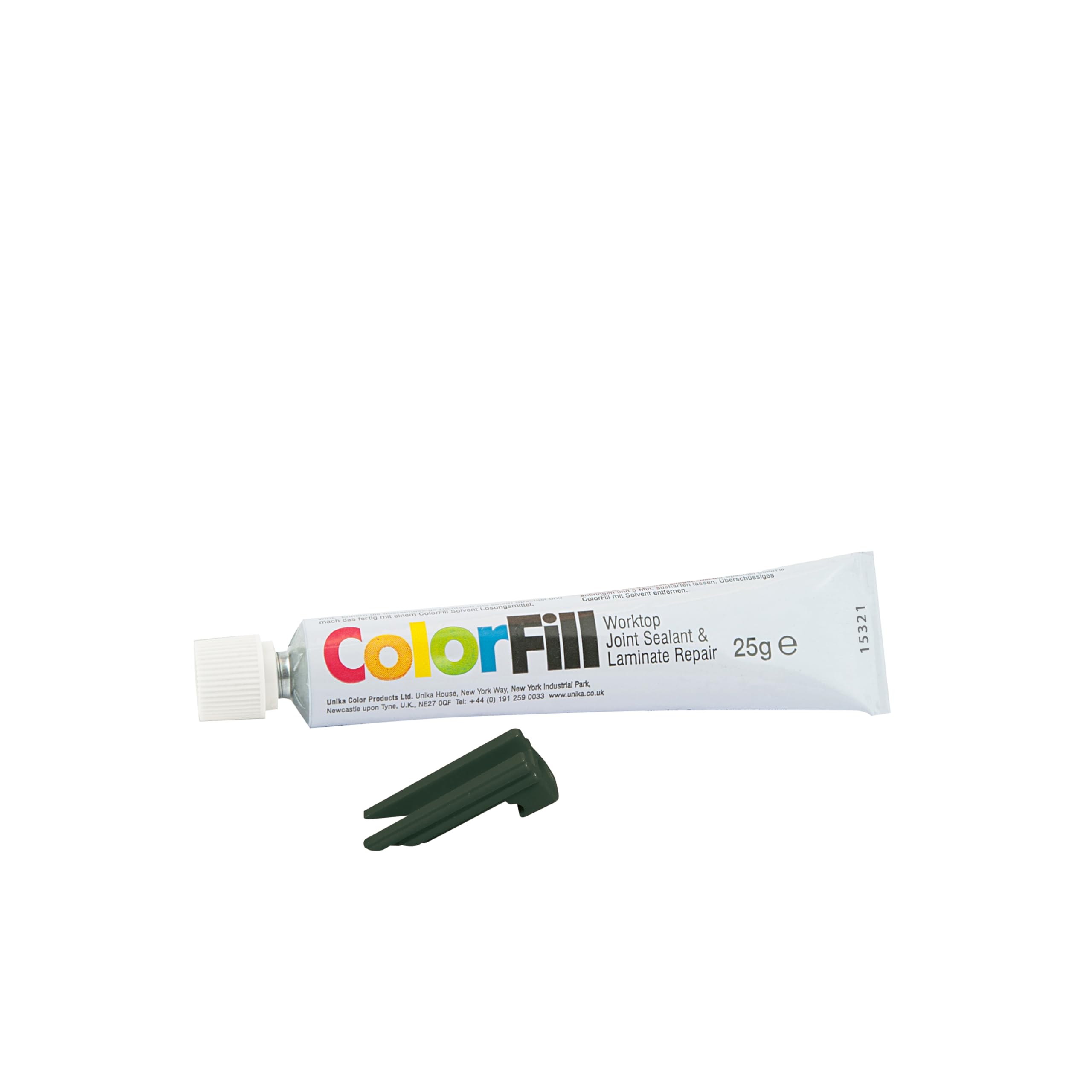 ColorFill Worktop Joint Sealant/Repairer and Solvent - Polar White (CF070)