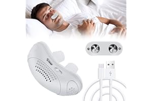 Anti Snoring Devices, Effective Snoring Prevention, Twin Turbine Electric Adjustable and Breathabl, Snoring Solution for Men 
