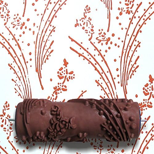 Rolling Robin Patterned Paint Roller Kit. Stencil For Creating Paint Patterns, Murals & Borders. Ideal Alternative To Wallpaper, Wall Decals & Stickers. Decorative Designs For Furniture, Nursery, etc