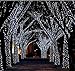 Outdoor Solar String Lights, 72ft 200 LED Fairy Waterproof Christmas Solar Lights, 8 Modes Ambiance Lighting for Halloween, Wedding, Outdoor, Homes, Party (White)