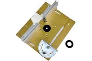 Aluminum Router Table Insert Plate for Woodworking Trimmer and Electric Milling Machines