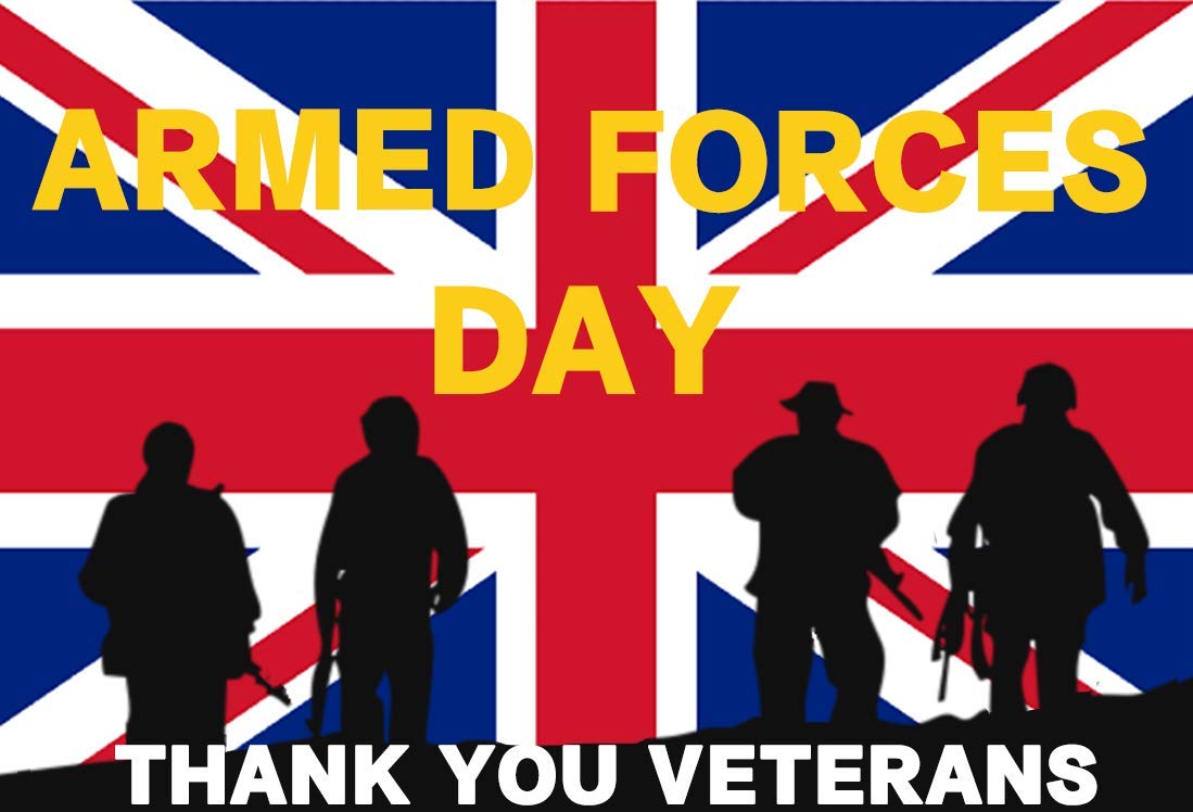 Armed Forces Day Flag Banner UK Army Military Soldier 5ft 3ft