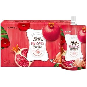 Rawel Delicous Diet Konjac Jelly 1box / 10packs / Dietary Supplement for Weight Loss/Low Calories (Hibiscus & Pomegrante)