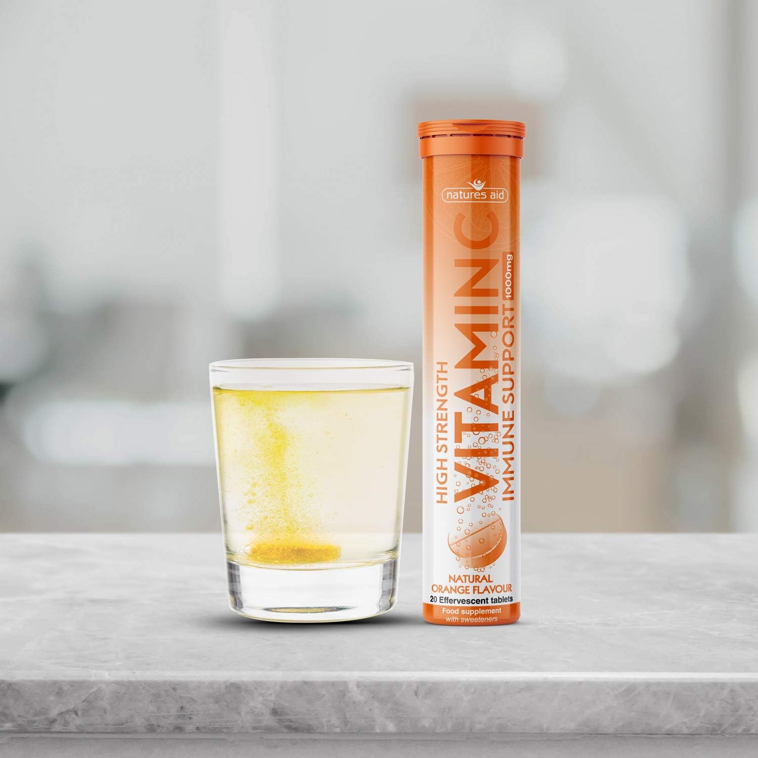 Natures Aid Vitamin C 1000mg Effervescent Tablet Amazon De Drogerie Korperpflege