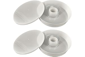 Aukbeefun 2 Pcs Rapid Round Bee Feeder White Hive Top Feeder Professional Beekeeping Equipment