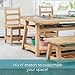ECR4Kids Sit n' Stash Solid Wood 14 inch Kids Chair with Storage (2-Pack)