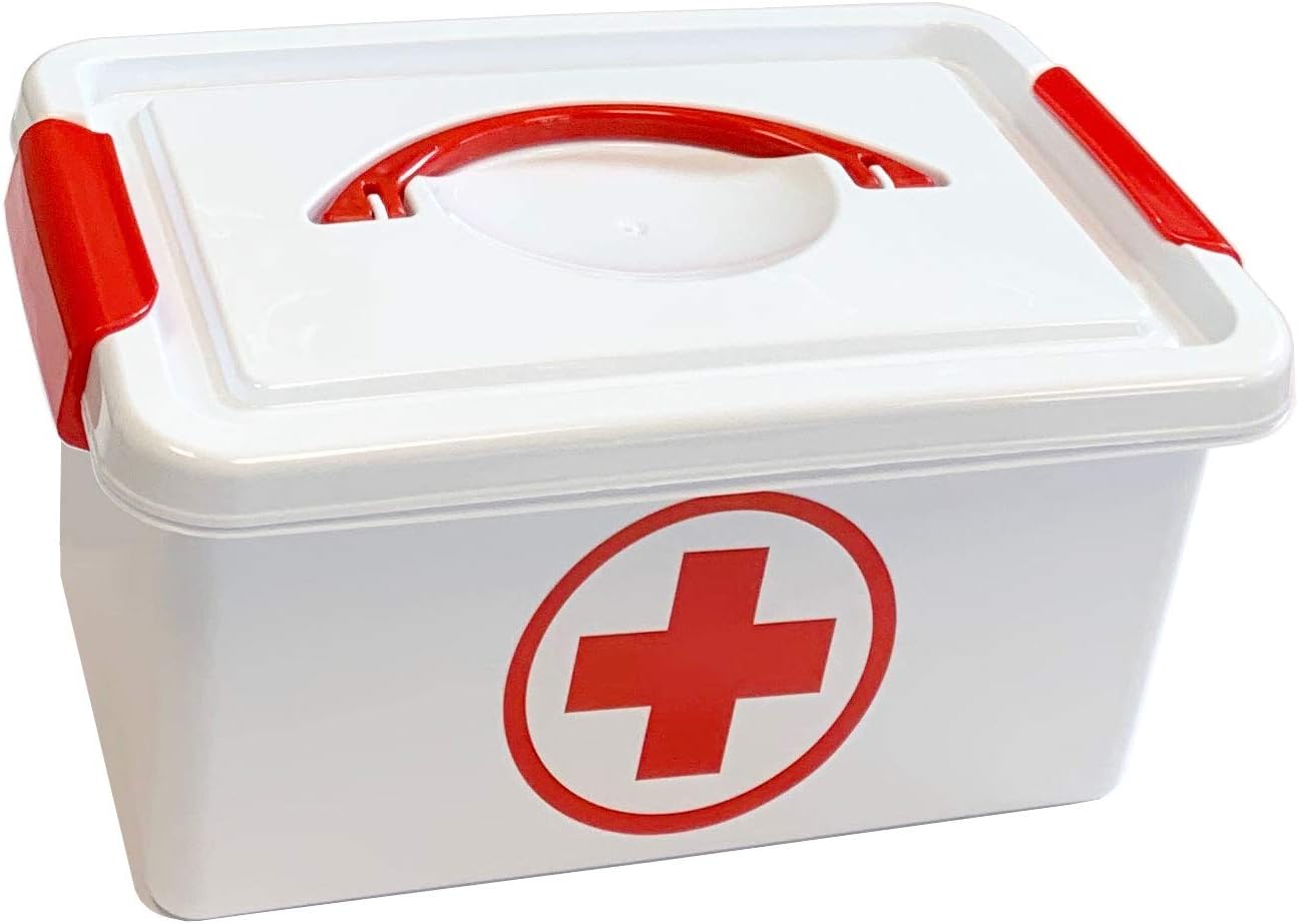 Plastic Forte Caja botiquín Primeros Auxilios con Tapa 4L. de Capacidad: Amazon.es: Hogar