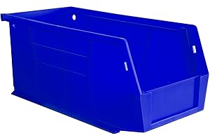 Durham PB30230-52-PKG Plastic, Hook-On-Bin, 6 X 11 X 5, Blue, PKG OF 12