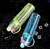 SALUS Sport Drinking and Misting Spray Water Bottle, Outdoor Sport Drinking, BPA FREE, 600 ml (Clear Green)