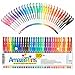 Gel Pens for Adult Coloring Books, MATT Bright & Neon Colors, 150% More Ink for Arts, Crafts & Writing Best Value Professional Quality Colored Pens