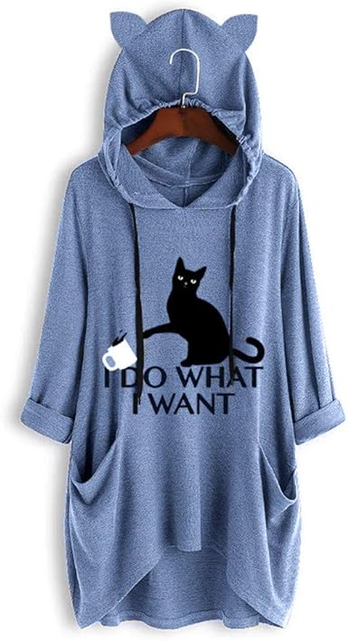 cat hoodie with ears amazon