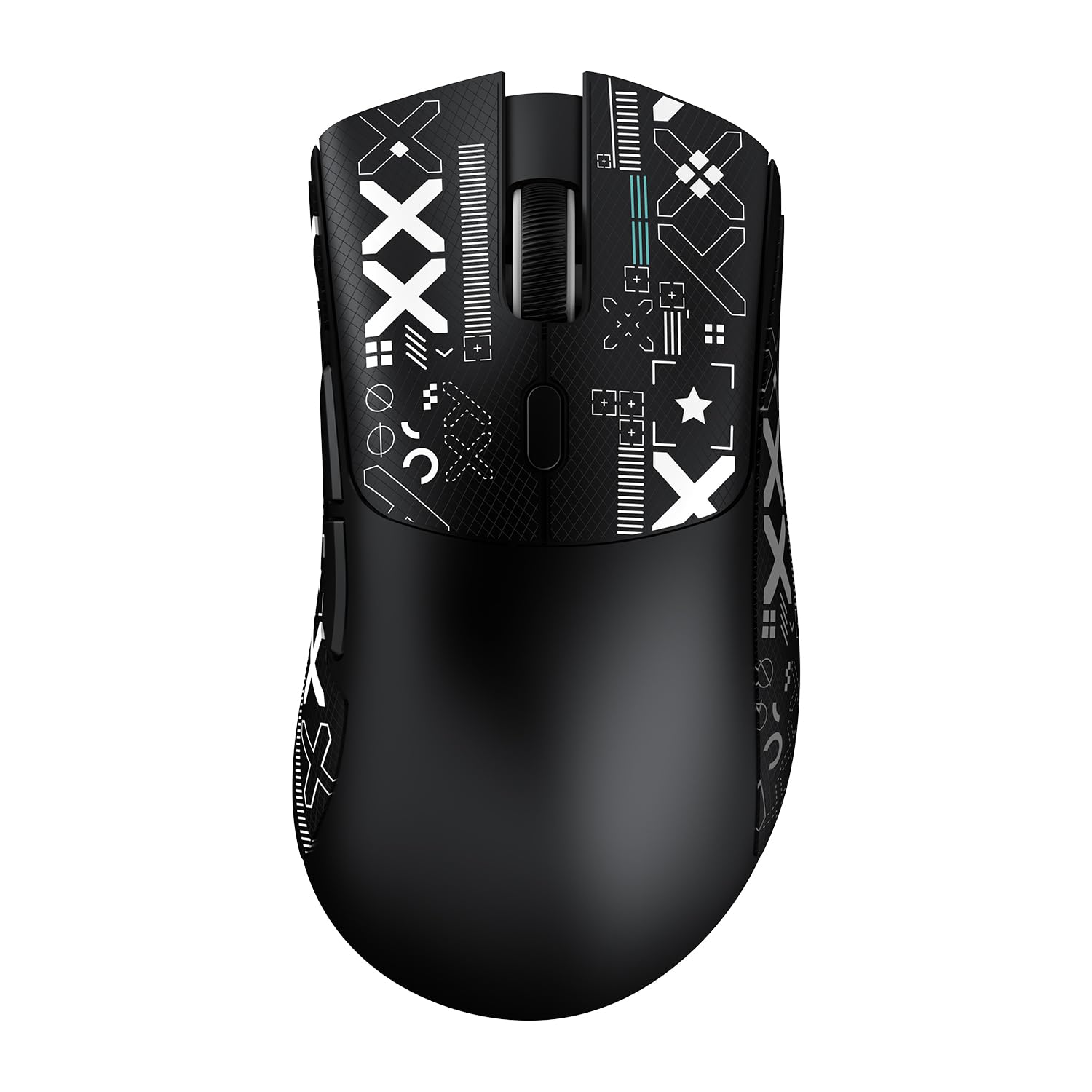 Photo 1 of MAMBASNAKE Attack Shark R1 Wireless Gaming Mouse,PAW3311 Optical Sensor 18K DPI,59g Ultralight 2.4Ghz/BT/Wired Computer Mice for Win/Mac-Black&Tape