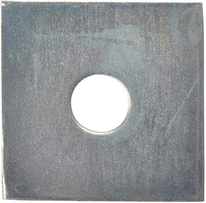 Forgefix SQPL5012M Square Plate Washer - Zinc Plated, Multi, 50 mm L x 50 mm W x 12 mm T
