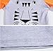 Soda Park Boys Long Sleeve Solid Cotton Cute Tiger Graphic T Shirt Orange 4T
