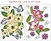 Art Eclect Adult Coloring Flower Greeting Cards for Birthdays, Anniversary, Thank You and Sympathy Cards (10 Cards and 10 Envelopes, Set Flowers B/Pink)
