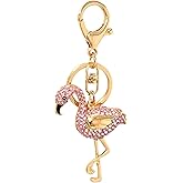 Reizteko Fashion Yellow Pineapple Rhinestone Alloy Resin Women Car or Bag Keychain