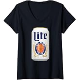 Women's Miller Lite - Can V-Neck T-Shirt